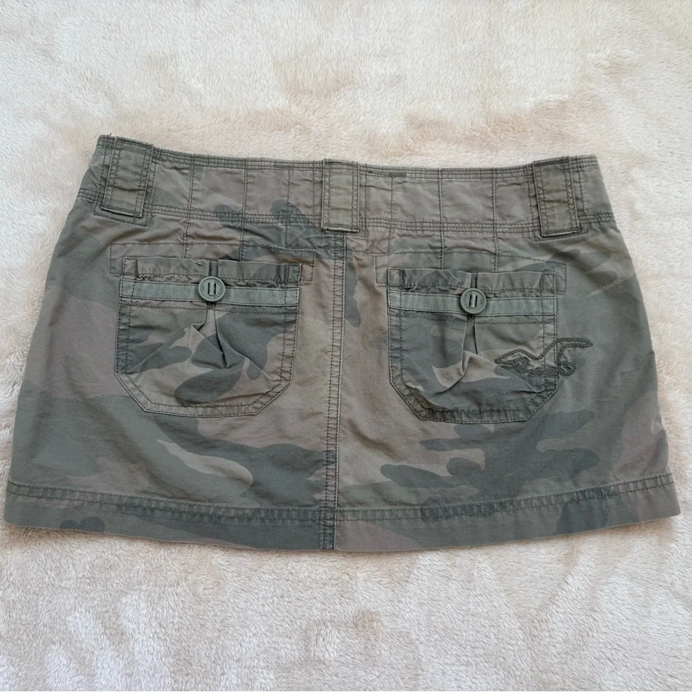 Y2K Hollister low rise Mini Skirt 0 - Picture 2 of 4